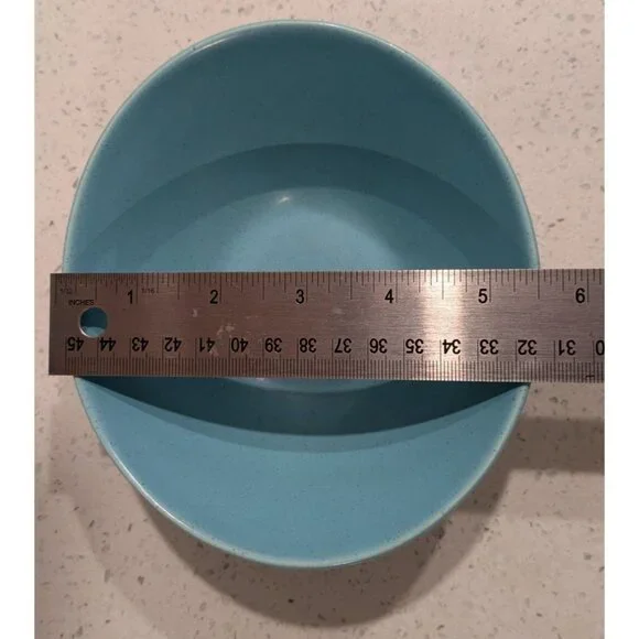 Vernon ware Heavenly days Speckled Blue Ceramic Chowder Bowl - Picture 5 of 10